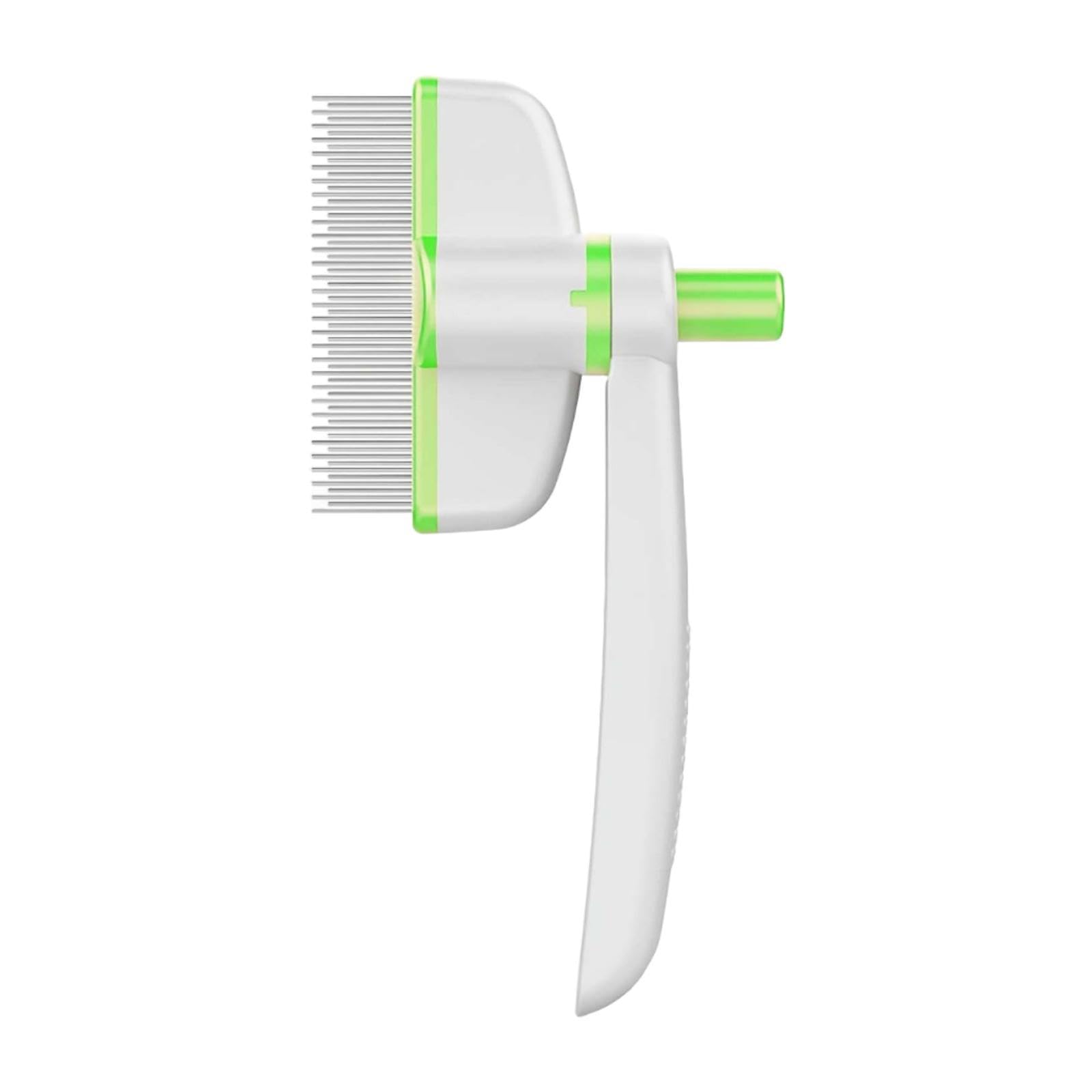 Ecomistiq Pet Grooming Brush Gift Cat For Shedding Cats Rabbits Green| Brushes Combs & Rakes| | Dog Supplies |Pet