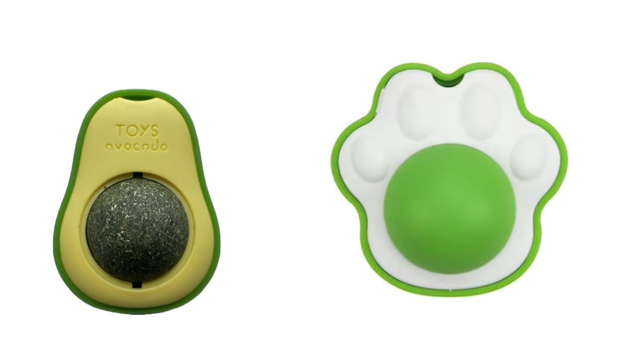 Urban Pet Gallery Catnip Toy Rotatable, Cat Chew Toy Edible Licking Toy For Cats/Kittens And Catnip Wall Toy, Rotatable, Cat Che