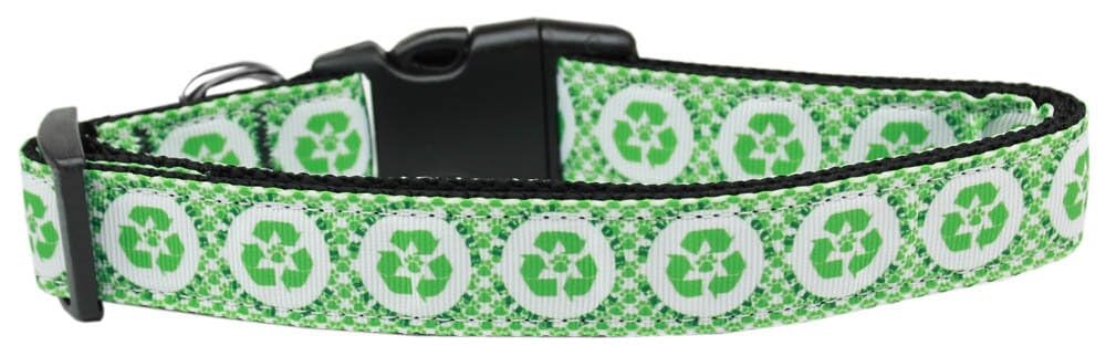 Pet Dog & Cat Nylon Collar or Leash, "Reduce Paw Print" Cat Collar