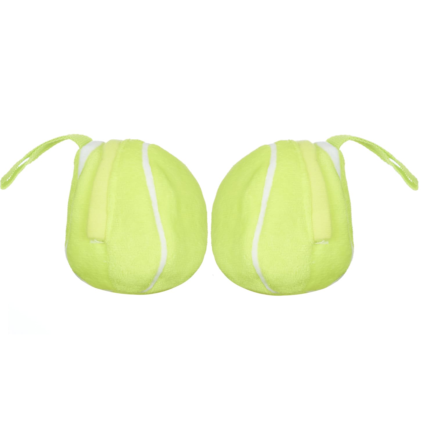 Petdroid 2 Pack Replacement Dog Ball Tennis Plush Cover