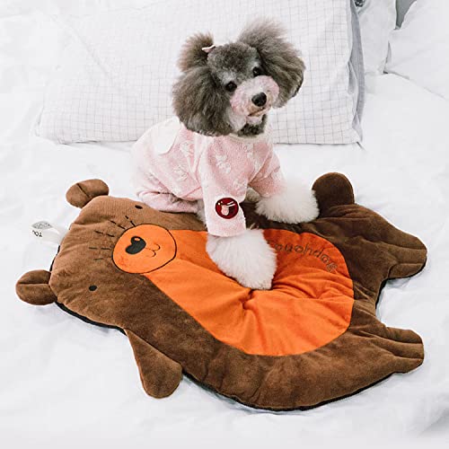 Touchdog 'Critter Hugz' Designer Character Dog Mats, One Size, Brown