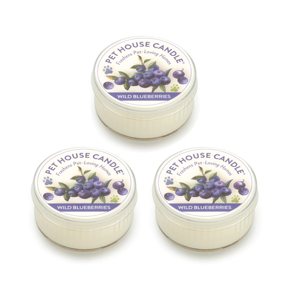 One Fur All Wild Blueberries 3Pack Pet Odor Eliminator - Natural Wax