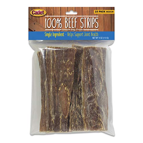 Cadet Single Ingredient Real Beef Strips for Dogs
