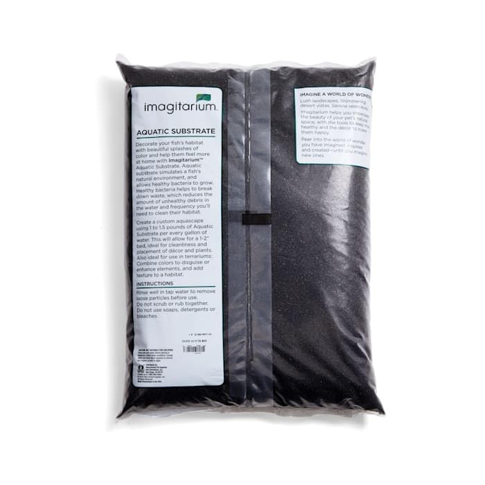 imagitarium Black Aquarium Sand 20 lbs.