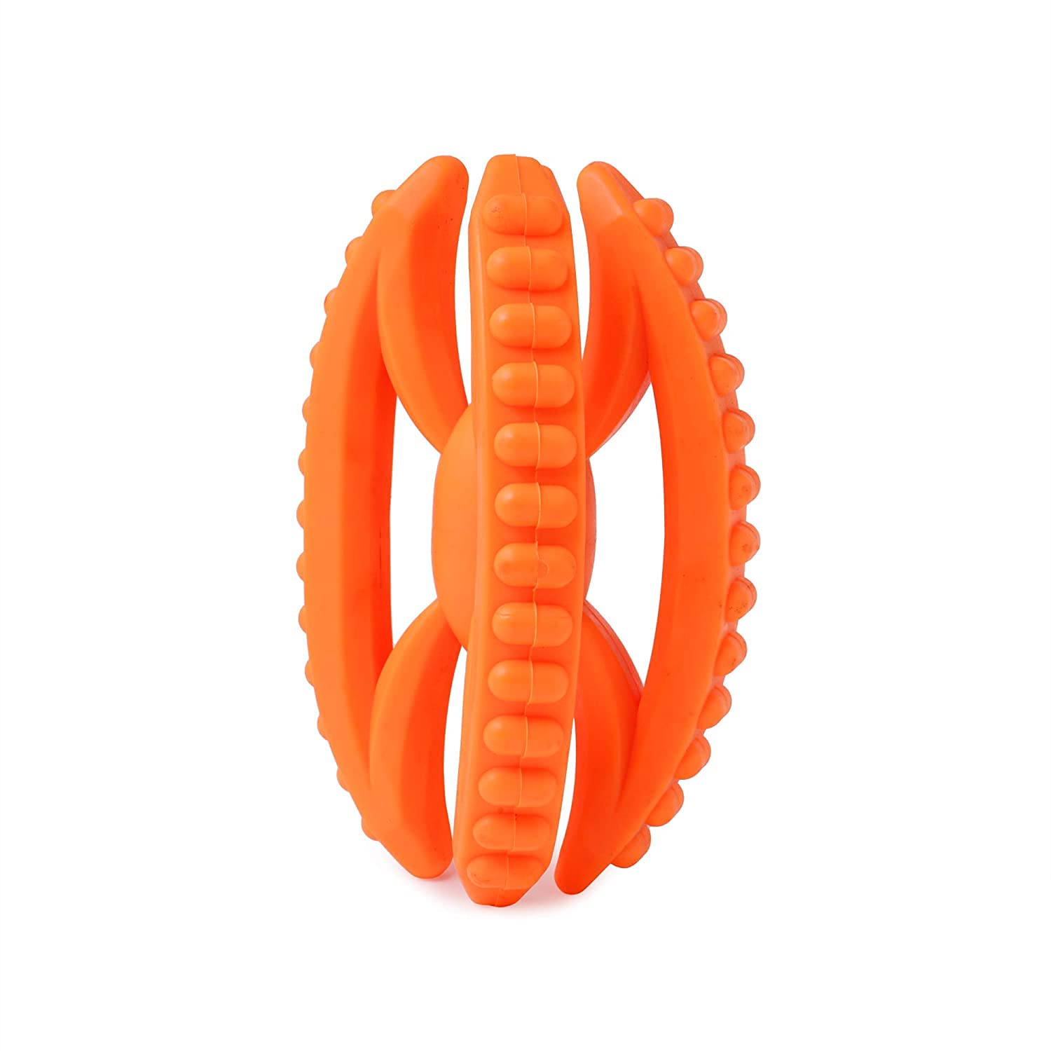 Psk NonToxic Rubber Rugby Dog Chew Toy (Large) Chewing Toy (Pack Of 1 Pcs)