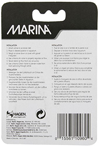 Marina Air Stone Aquarium Decor, Cylinder, 1-1/2-Inch