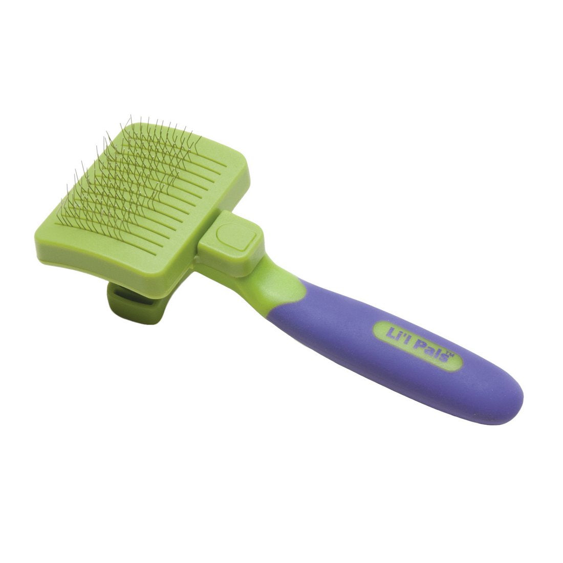 Lil Pals Self-Cleaning Slicker Brush For Dogs