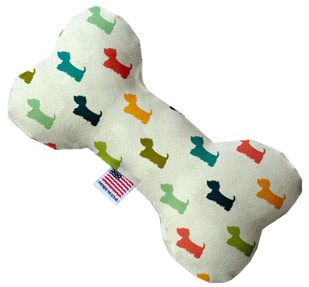 Pet & Dog Plush Heart or Bone Toy, "Westie World Group" (Available in different sizes, and 4 different pattern options!) It's A Westie World 8" Plush Bone