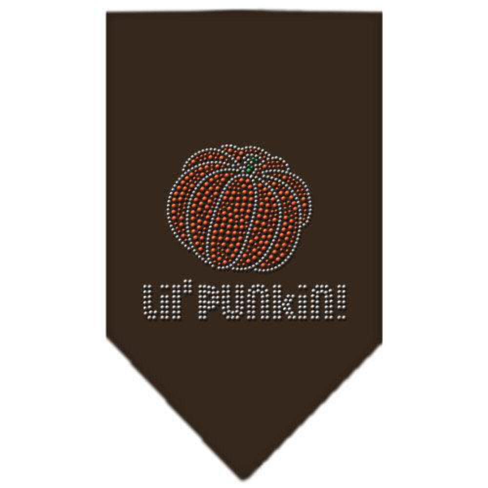 Halloween Pet and Dog Bandana Rhinestone, Lil Punkin Cocoa Large