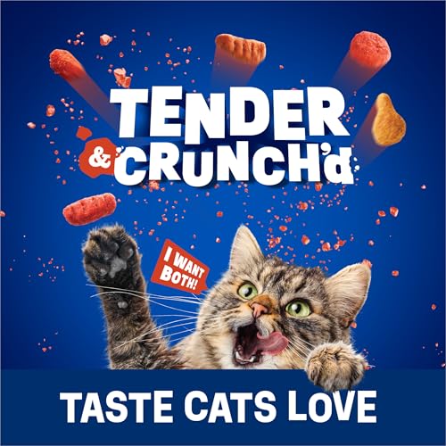 Purina Friskies Tender and Crunchd With Flavors of Chicken, Beef, Carrots and Green Beans - (Pack of 4) 3.15 lb. Bags
