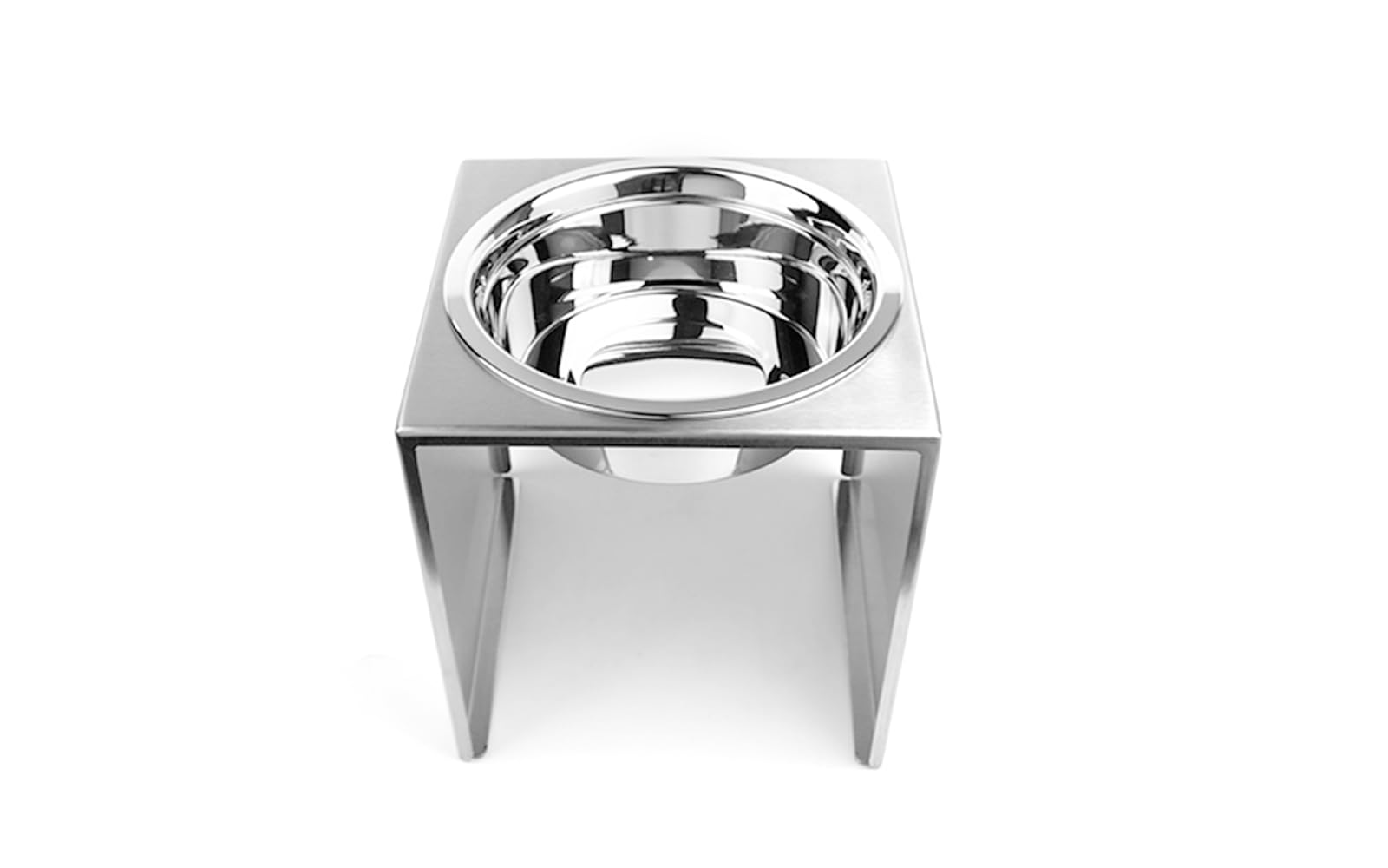 Pradeep Stainless Steel Dog Food Bowl, Elevated Dog Feeder With Unique Locking System  Single Diner Bowl & Stand /1 Piece Medi