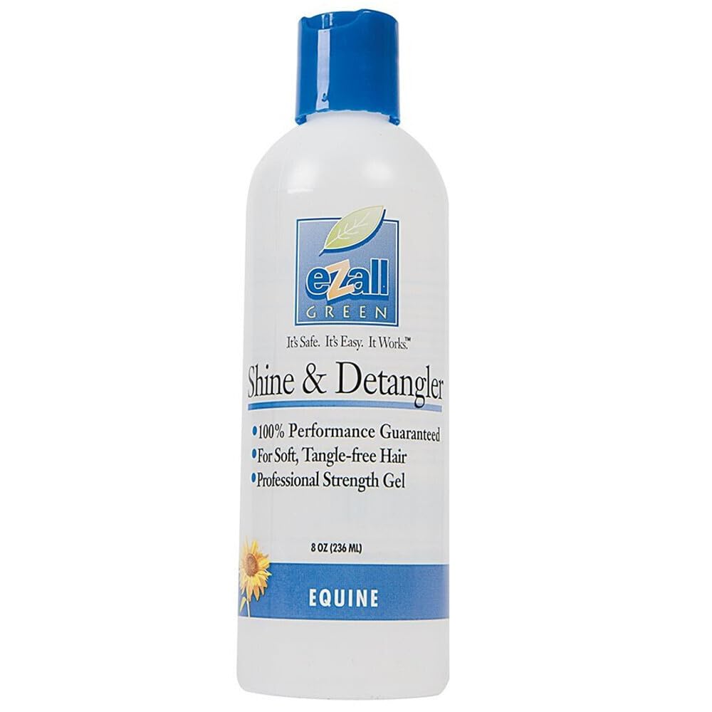 Ezall Shine And Detangler, 8-Ounce