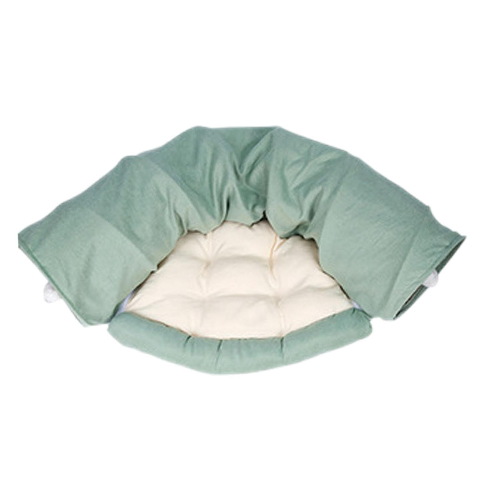 Ilsmysutra Cat Tunnel And Bed Toy Set With Removable Washable Mat For Cats Pets Hamster Green | Cat Supplies | Toys