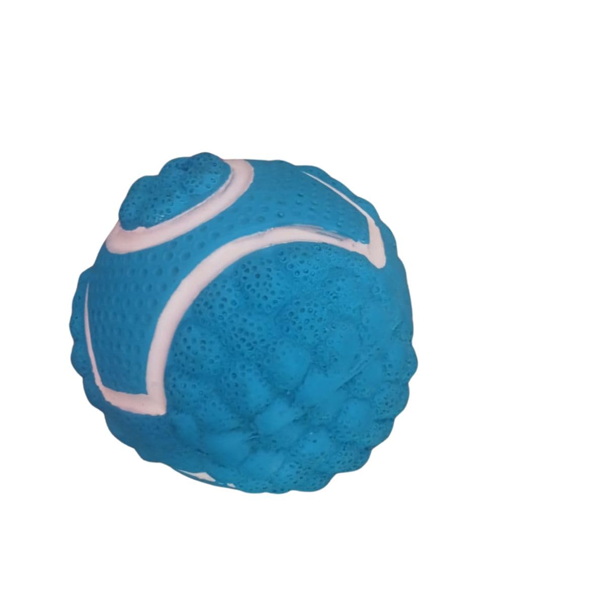 Pet Fun Indestructible Squeaky Dog Ball | Tough Chew Toy For Aggressive Chewers | NonToxic Natural Latex Sound Ball Fun Playtim