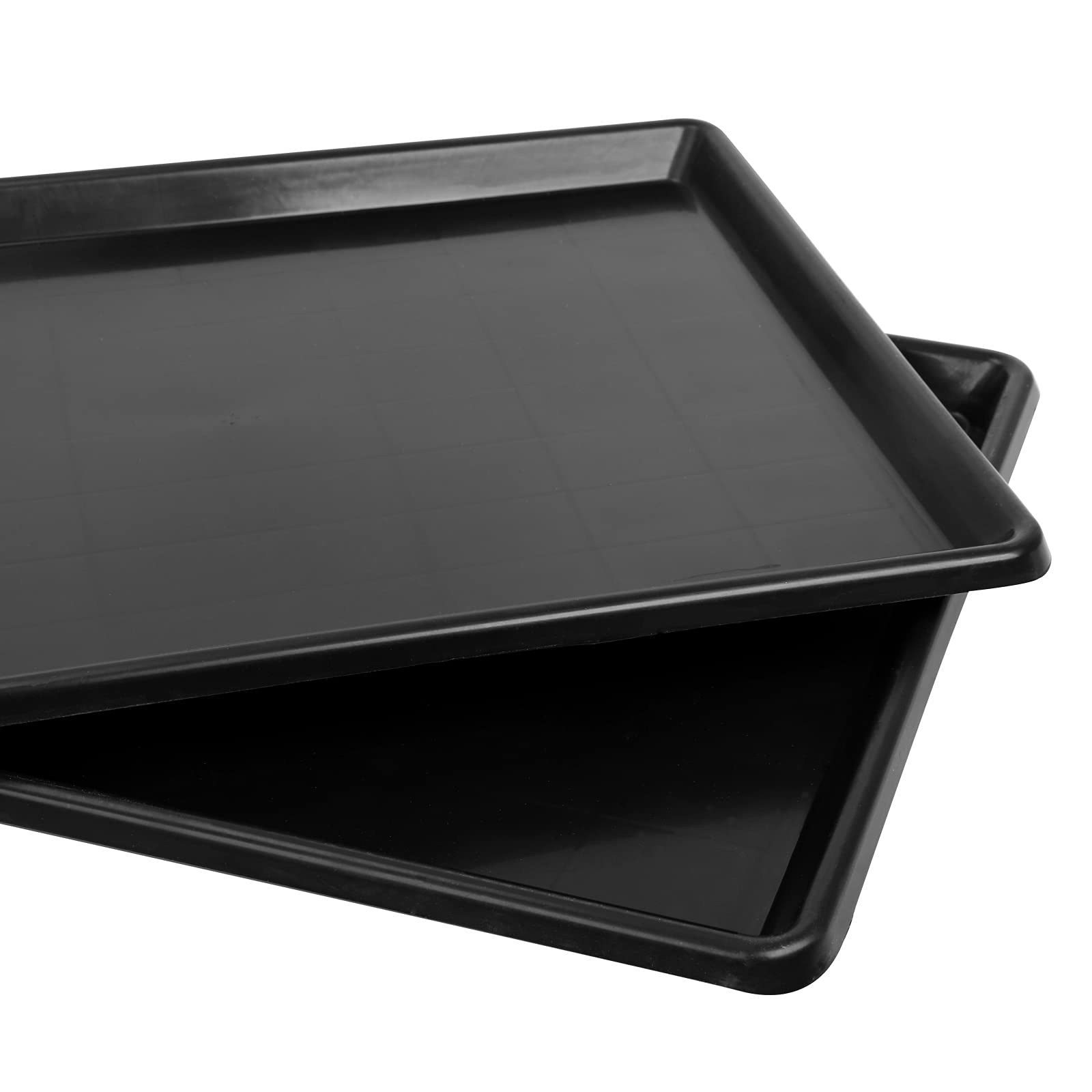 Confote 2 Piece 27inch Replacement Tray for Dog Crate Pans Plastic Bottom Pan Multi-Purpose Boot Mat Tray Indoor Outdoor Waterpr
