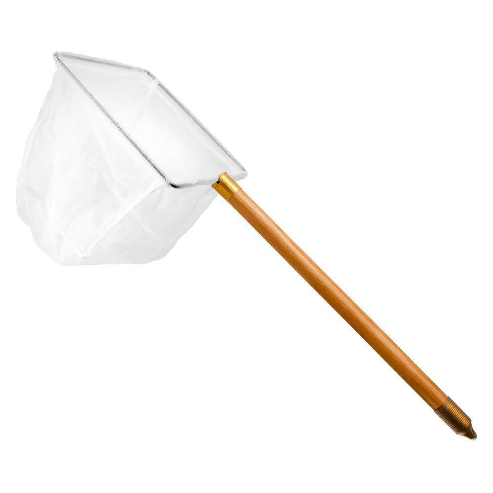 Taam Atatw812W Wood Handle Net For Aquarium, 8-Inch By 6.5-Inch By 12-Inch, White