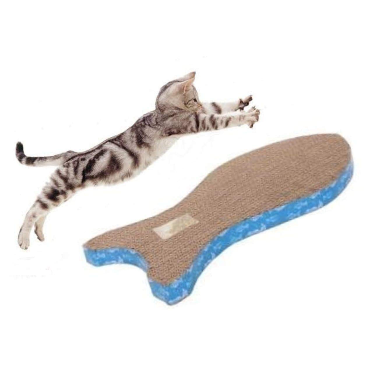 Psk Pet Mart Cat Toys Corrugated Scratching Pad Toy With Catnip Grass