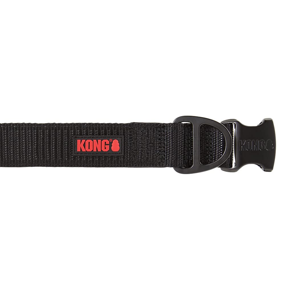Kong Max Hd Ultra Durable Neoprene Padded Dog Collar (Large, Black)