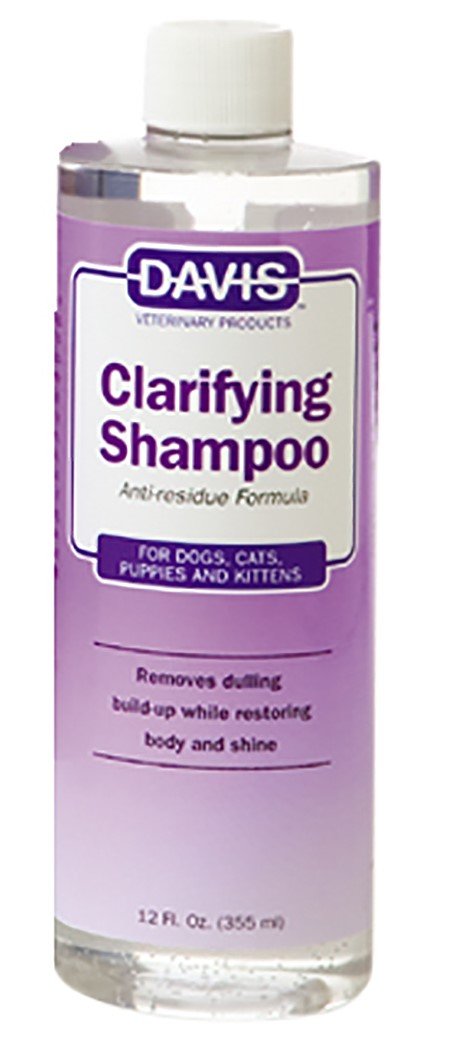 Davis Manufacturing CLS12 Clarifying Pet Shampoo, 12 oz, Clear