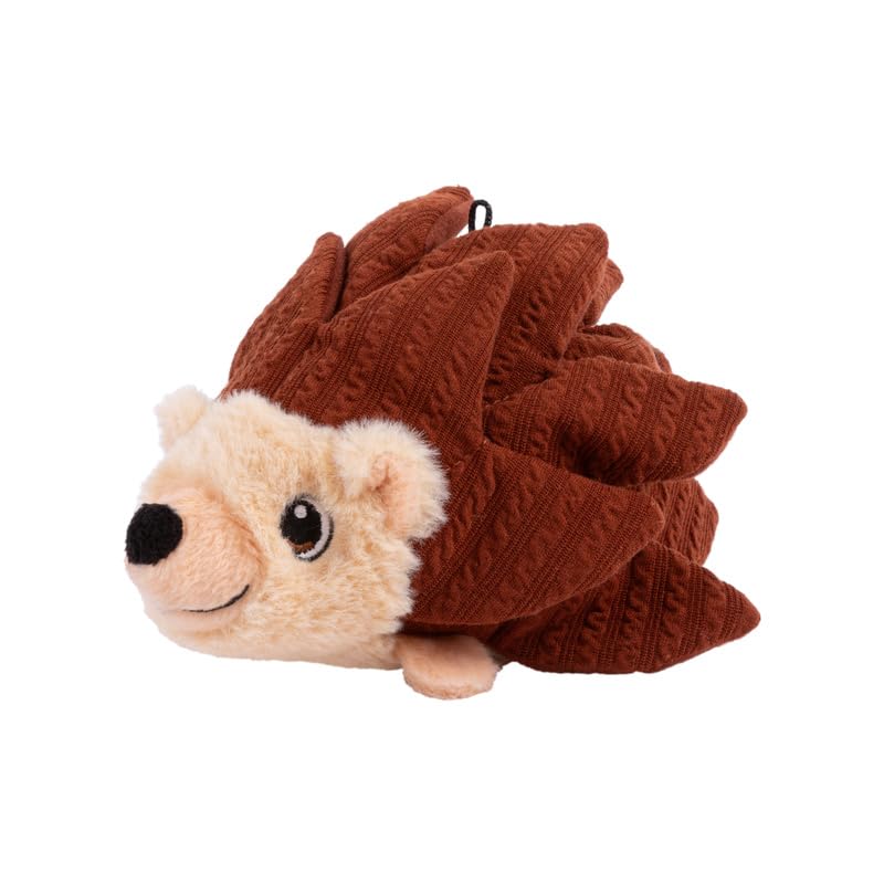 KONG Layerz Forage - Crackle Material with Plush Pockets for Treat Dispensing - Dog Toy (Hedgehog)