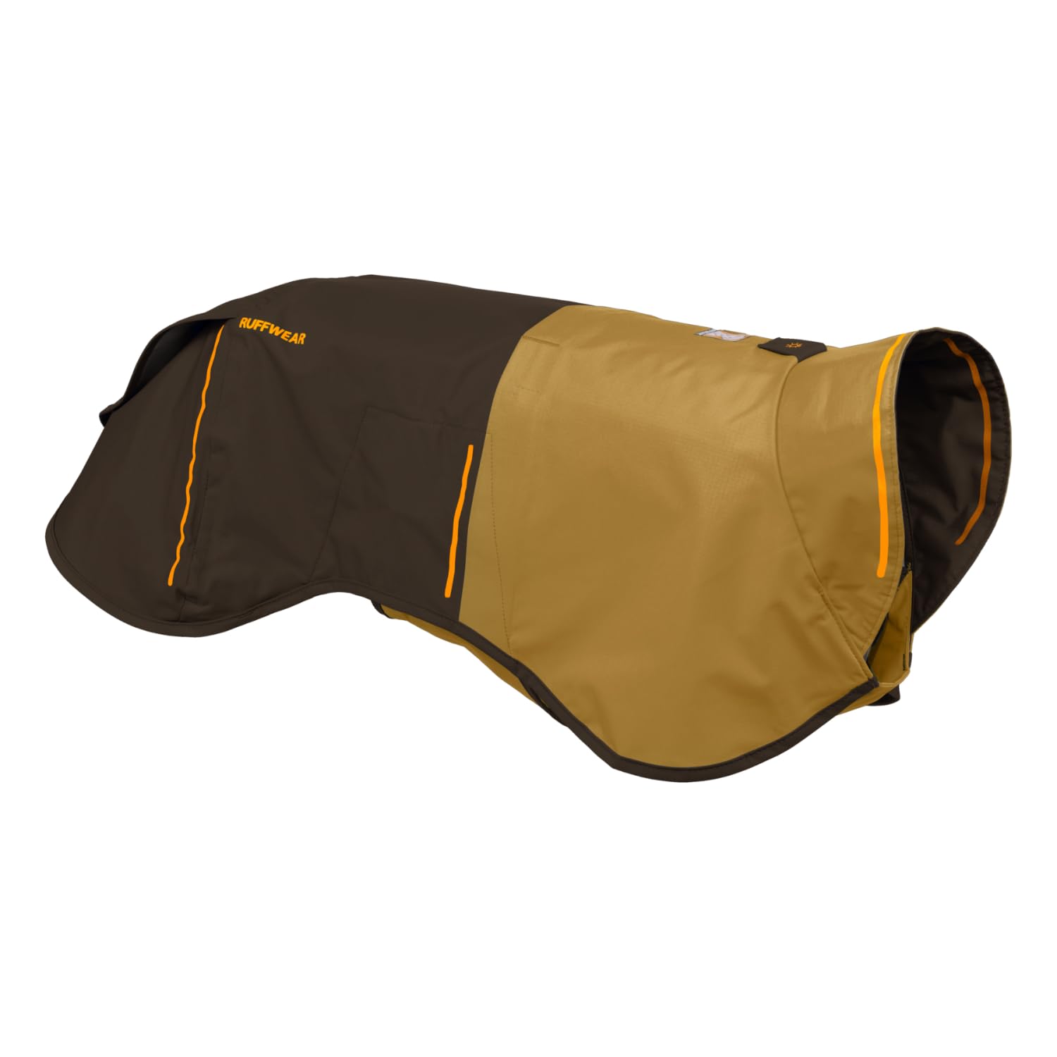 Ruffwear, Sun Shower Dog Raincoat, All-Weather Jacket, Waterproof, Windproof & Lightweight, Earth Brown, Large