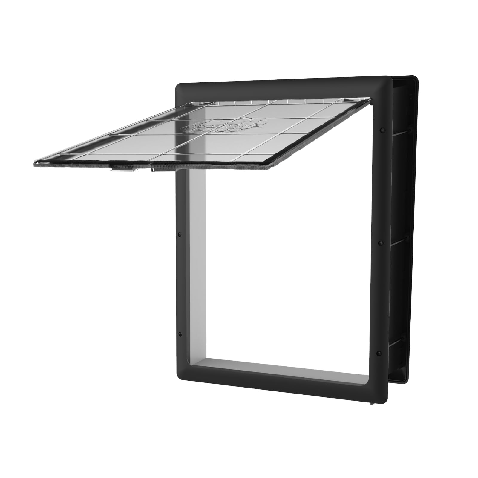 Hakuna Pets Essential Pet Door, Large, Black