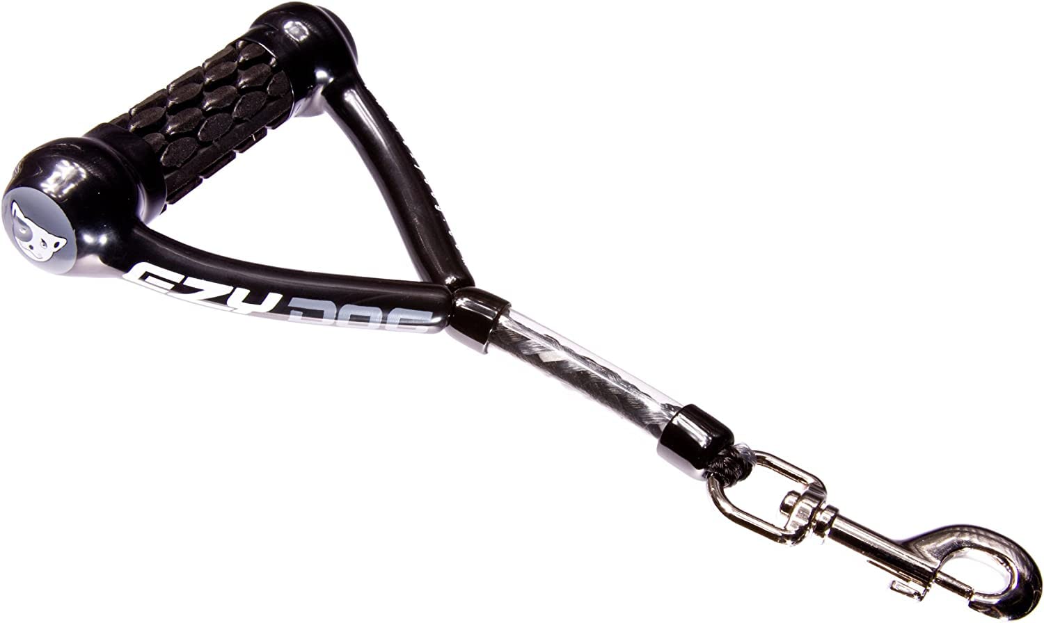 Ezydog Mongrel Best Short Dog Leash For Medium To Large Dogs - Perfect Lead For Control, Training, And Keeping Your Dog Close - Durable And Comfortable Pyramid Handle Design (12”, Black)