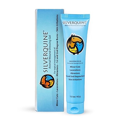 Silverquine - Hot Spot Gel for Dogs and Cats - Dog Wound and Skin Irritation Solution, Pet Emergency Kit, Hydrogel Ointment for