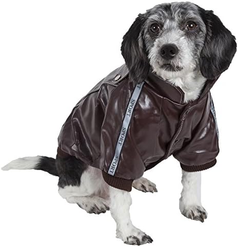 Wuff-Rider Fashion Suede Stitched Pet Coat