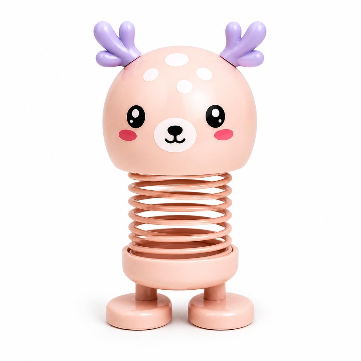 Interactive Spring Cat Toy With Cute Deer Design, Bouncing Cat Teaser For Indoor Cats, Durable Pet Spring Toy For Kittens, Self