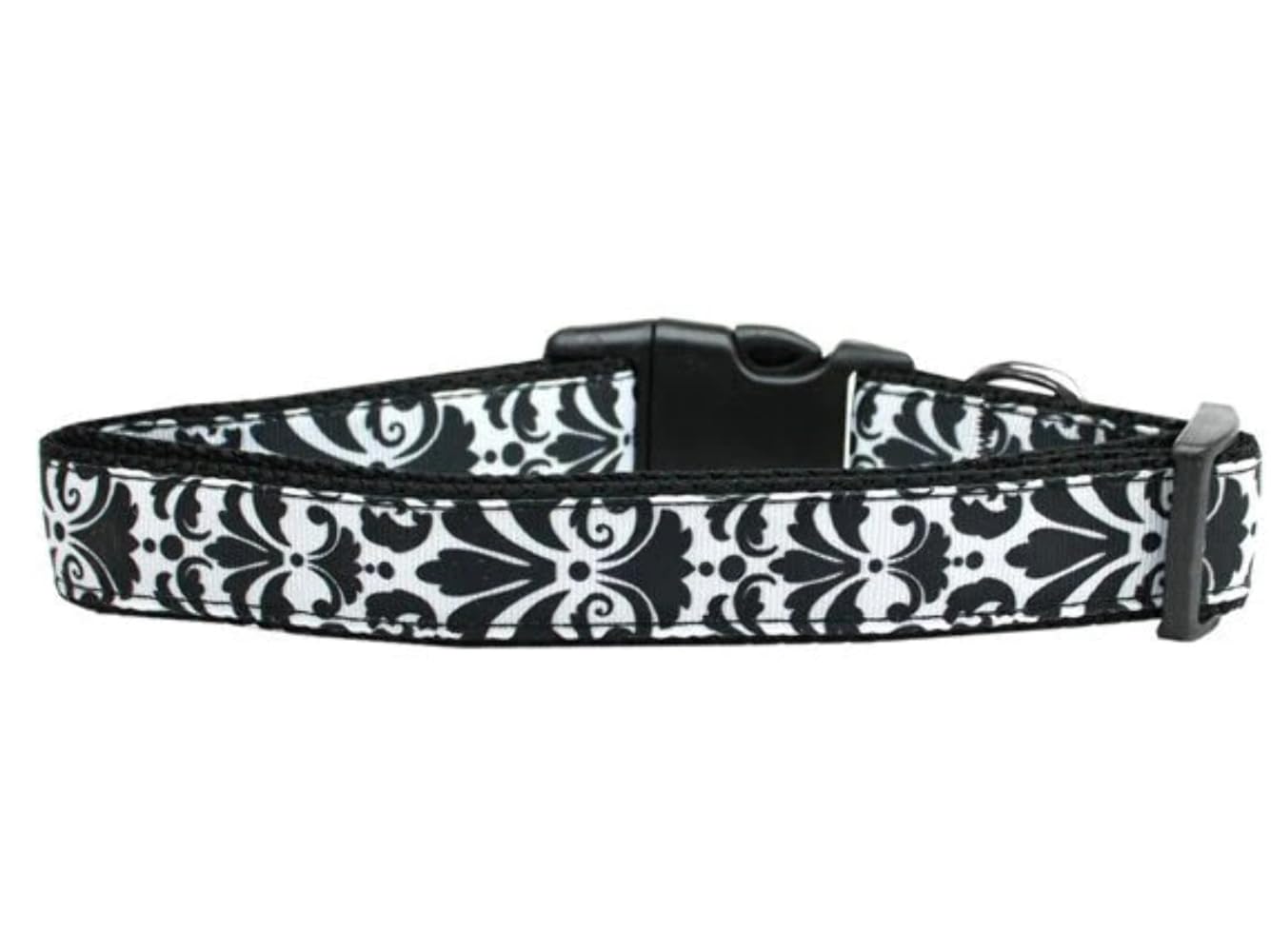 Mirage Pet Products Damask Orange Nylon Dog Leash 3/8 inch Wide 4ft Long