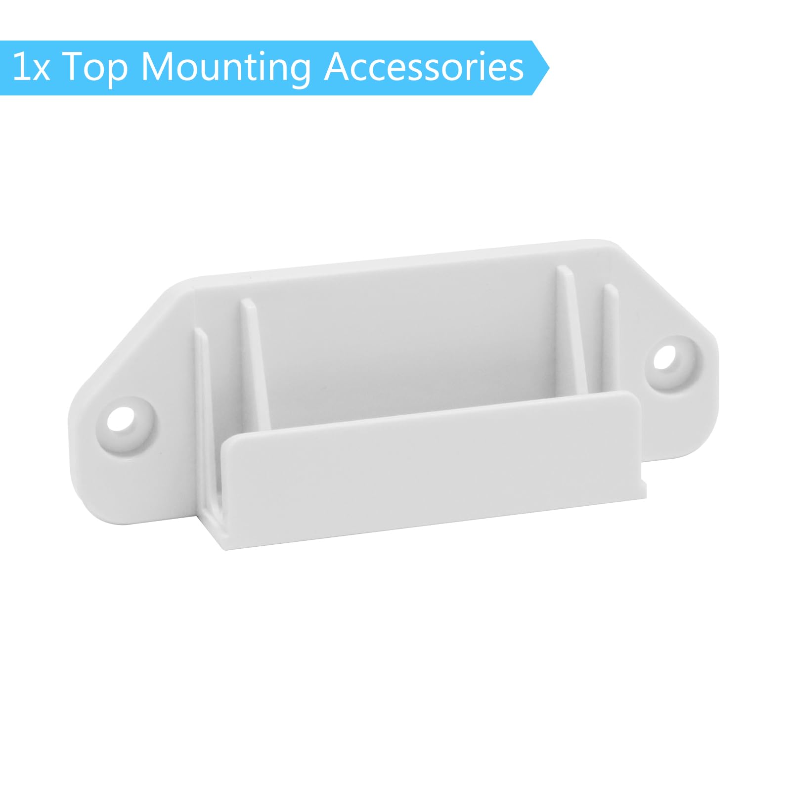 Kiskiz Retractable Baby Gate Replacement Parts Kit (White) Retractable Pet Gate Hardware Full Set Wall Mounting Accessories With Brackets Anchors And Screws Baby Gate Accessories Retractable Dog Gate