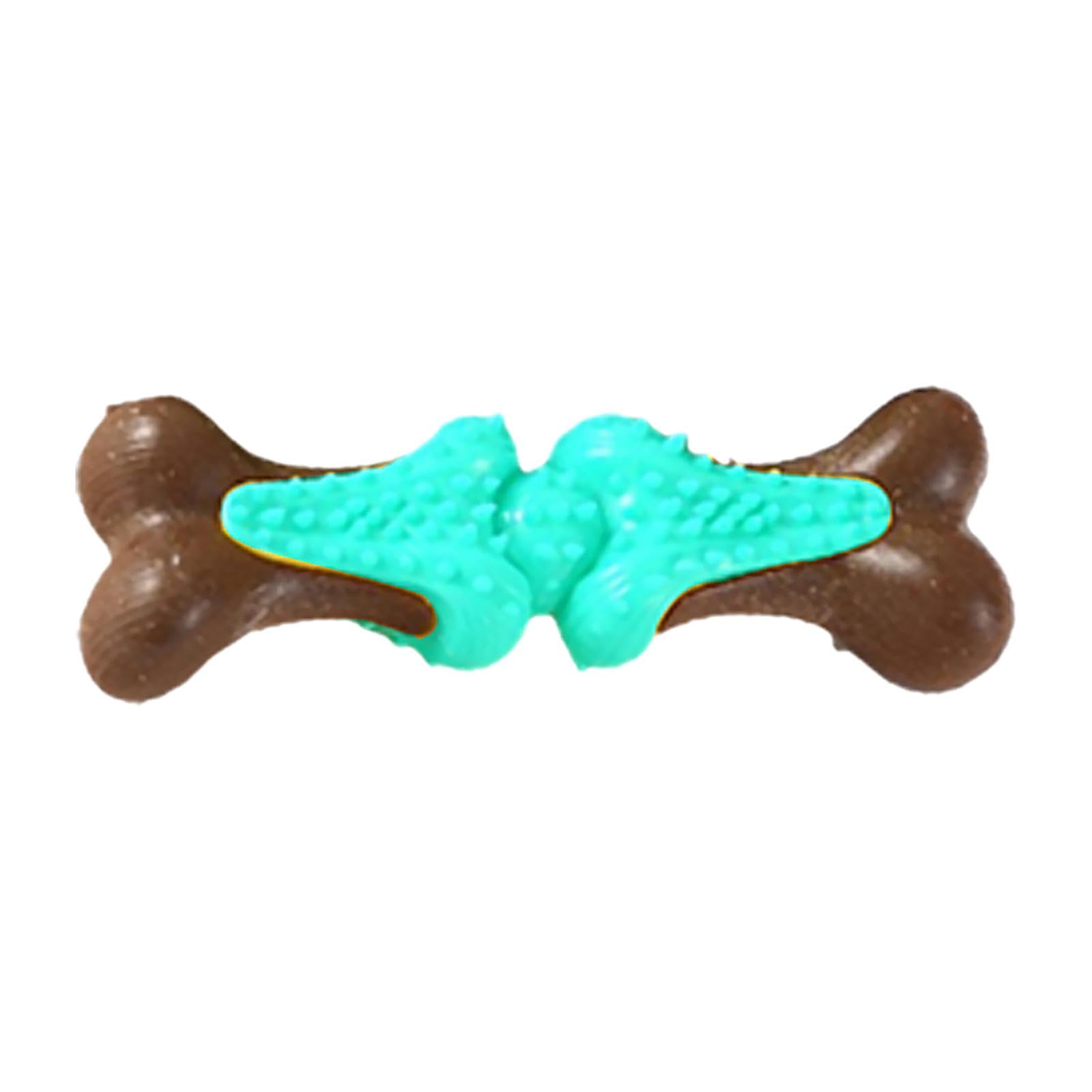 Atorse Dog Toys Bone Shaped Pet Exercise Puppy Teething Toy For Medium/Large Breeds Blue|Pet Supplies|Dog Supplies|Toys