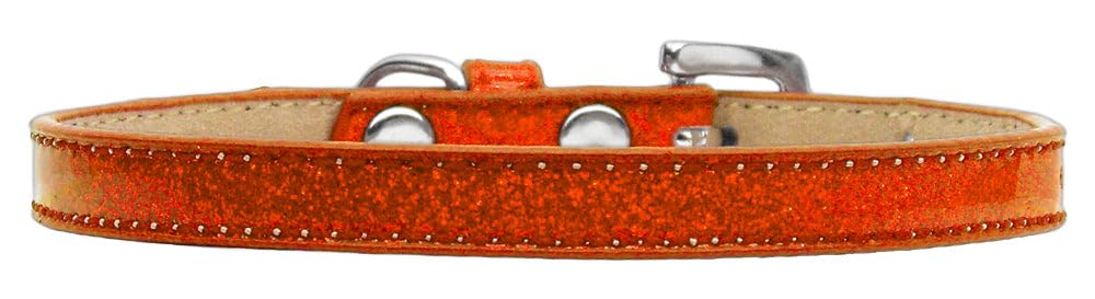 Dog, Puppy & Pet Ice Cream Collar Plain, Blank Orange 8