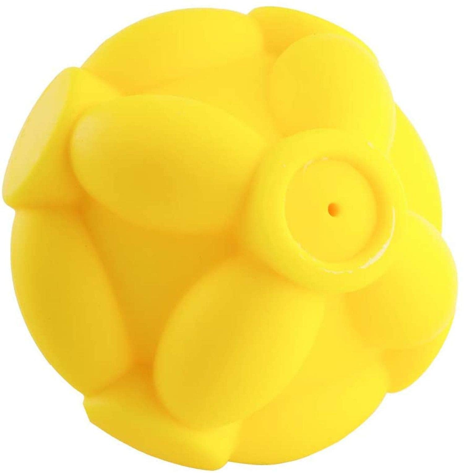 W9 Pet Products Squeaky Interactive Fetch Floating Toy For Small Puppy Hydrangea Yellow