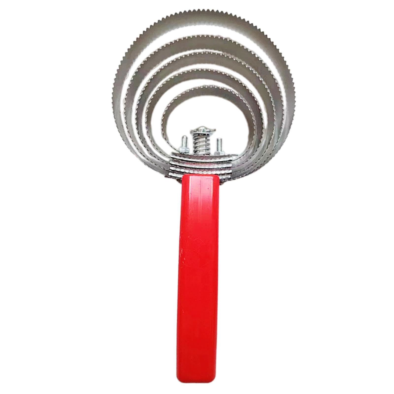 Ecomistiq Reversible Curry Comb With Comfortable Grip Brush For Pet Cattle Sheep 5 Rings| Brushes Combs & Rakes| Grooming | Dog 