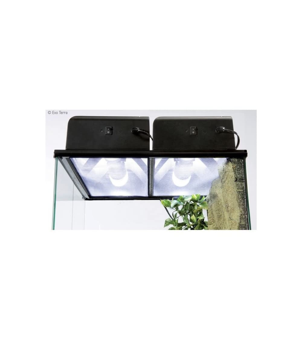 Exo Terra Compact Incandescent Fixture For Pt2605/Pt2607 - 45 Cm,Black