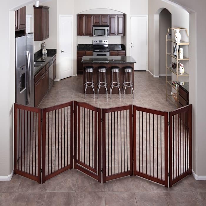 Primetime Petz 33239-E8 Extension Kit for 360 Configurable Walk Through Folding Pet Gate ,Walnut,36