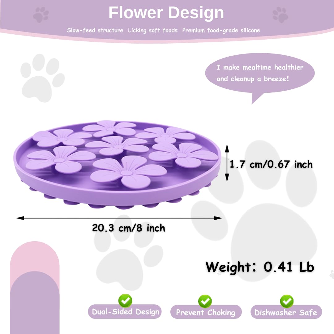 Cigarlemon Dog Slow Feeder Bowl, Innovative Snuffle Feeders for Dogs, Non-Toxic & Durable Pet Slow Feeder with Treat Hiding Spot