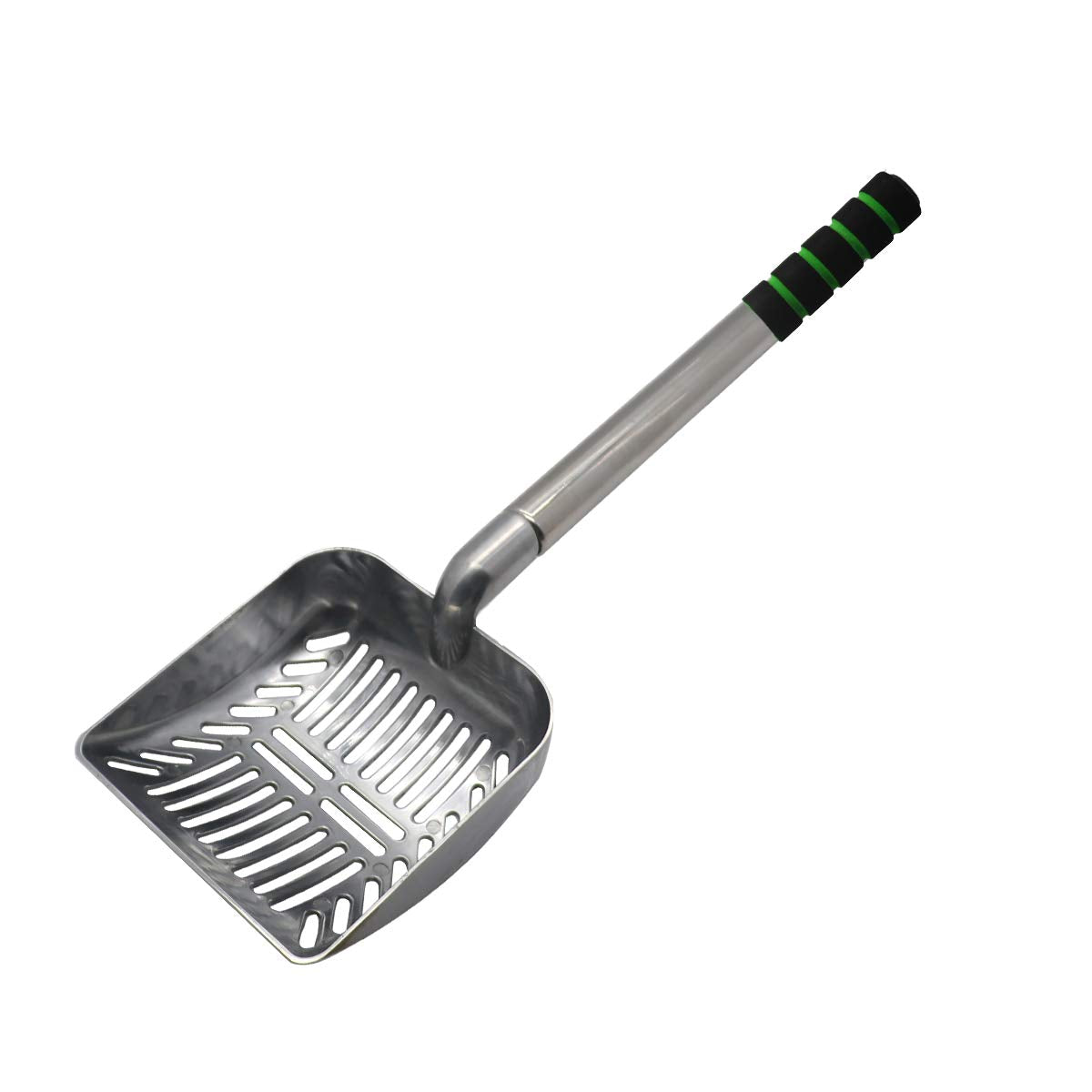 32 inch Cat Litter Scooper Metal Cat Litter Scoop Long Handle Cat Scoop Litter Box Scooper Non-Stick Aluminum Deep Shovel Litter