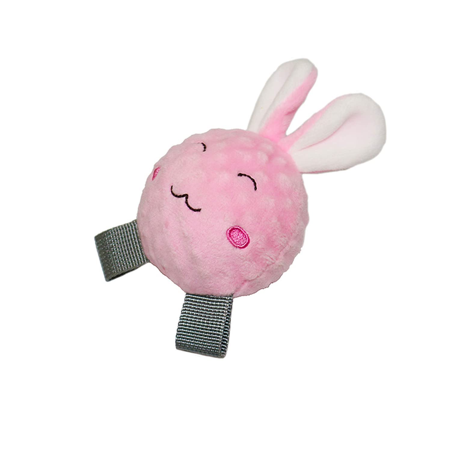 Vimigoo Dog Plush Toy, Dog Chewing Plush Toy For Small, Medium And Large Dogs Plush Squeaky Dog Toy (Ball-Rabbit)