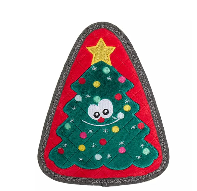 Joyhound Christmas Dog Toy Rip Roarin Tough Plush Christmas Tree Holiday Squeaker Dog Toy - Aggressive Chewers