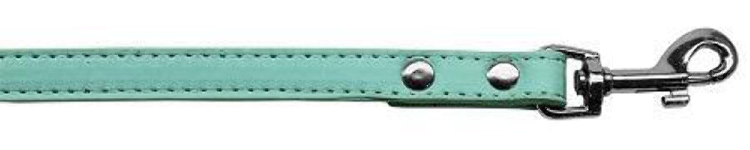 Mirage Pet Products Premium Plain Pet Leash, 1/2" x 6', Black
