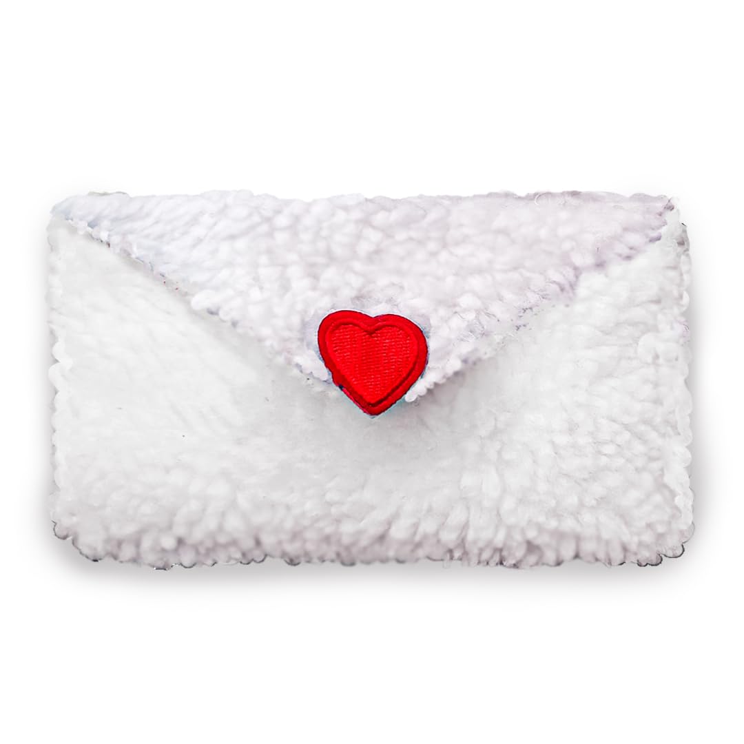 Mutt of Course Love Letter | Crinckle | Squeaky for Dogs & Cats 2 in 1 Plush Toy