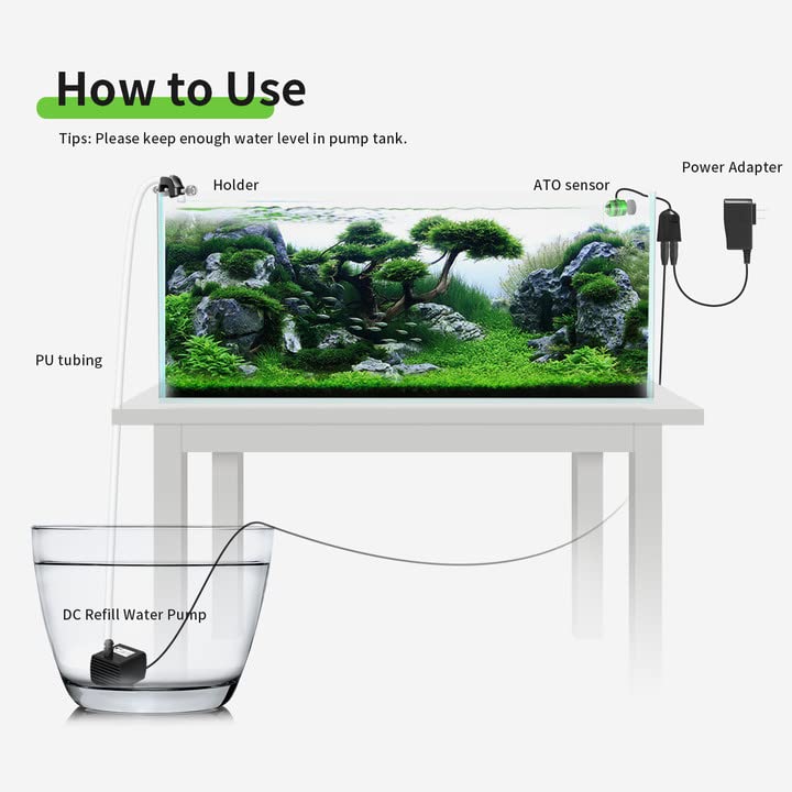 Fzone Aquarium Ato Auto Top Off Refilling System With Dual Optical Sensor For Both Reef And Fresh Tank (360P)