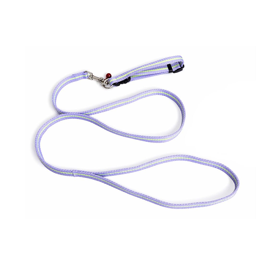 Pet Fun Double Handle Cotton Dog Collar With Leash | 3.8 Feet (116 Cm) Strong Dog Lead | Dual Padded Handles For Training, Walki