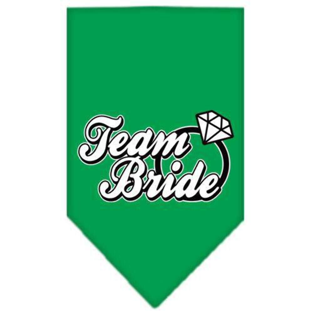 Mirage Pet Products Team Bride Screen Print Bandana, Small, White