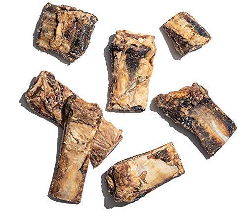 Jack&Pup Rib Bones for Dogs | All Natural Beef Rib Bones for Dogs (24 Oz Bag) Single Ingredient Bone Marrow Natural Dog Bones, R