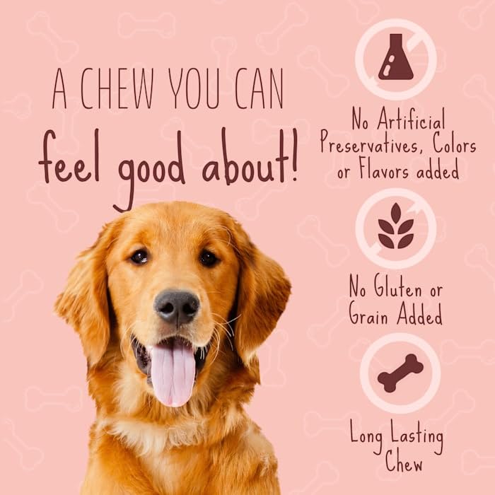Better Belly Proteins With Real Lamb Twists, Digestible Rawhide For Dogs, 25 Count