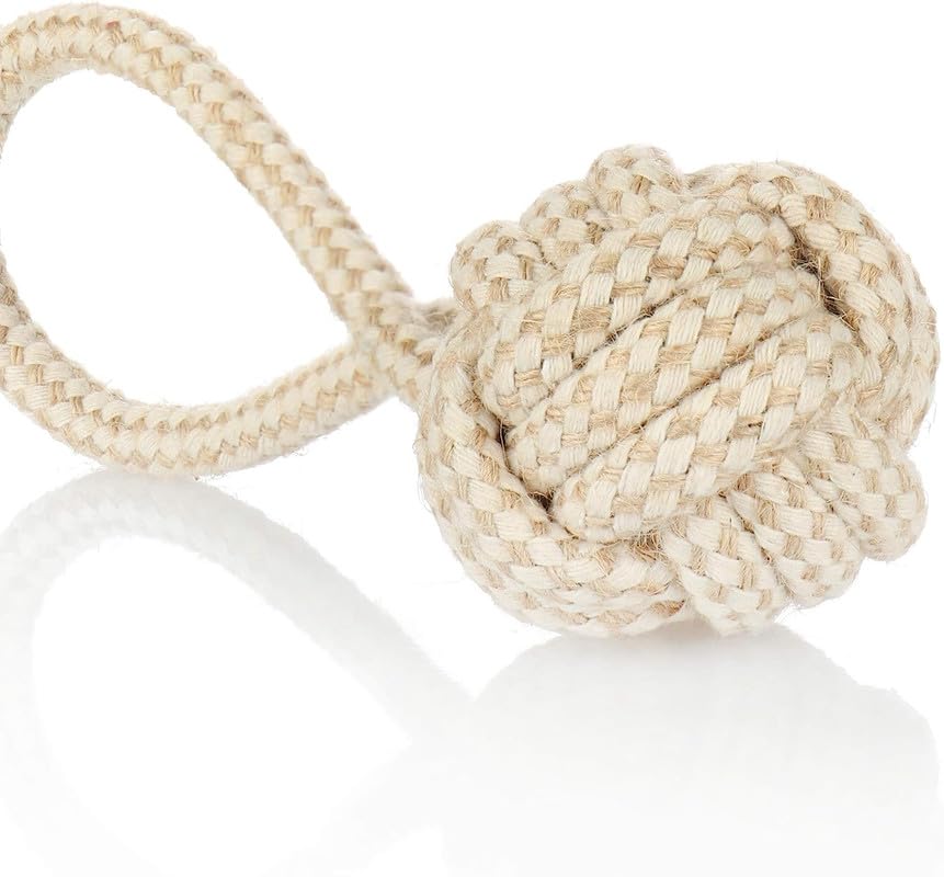 Dog Trust Dog Rope, 2X Dog Rope, Cotton Blend Dog Rope, Recovery Toy For Puppies And Large Dogs, Play Rope For Removing, Pulling